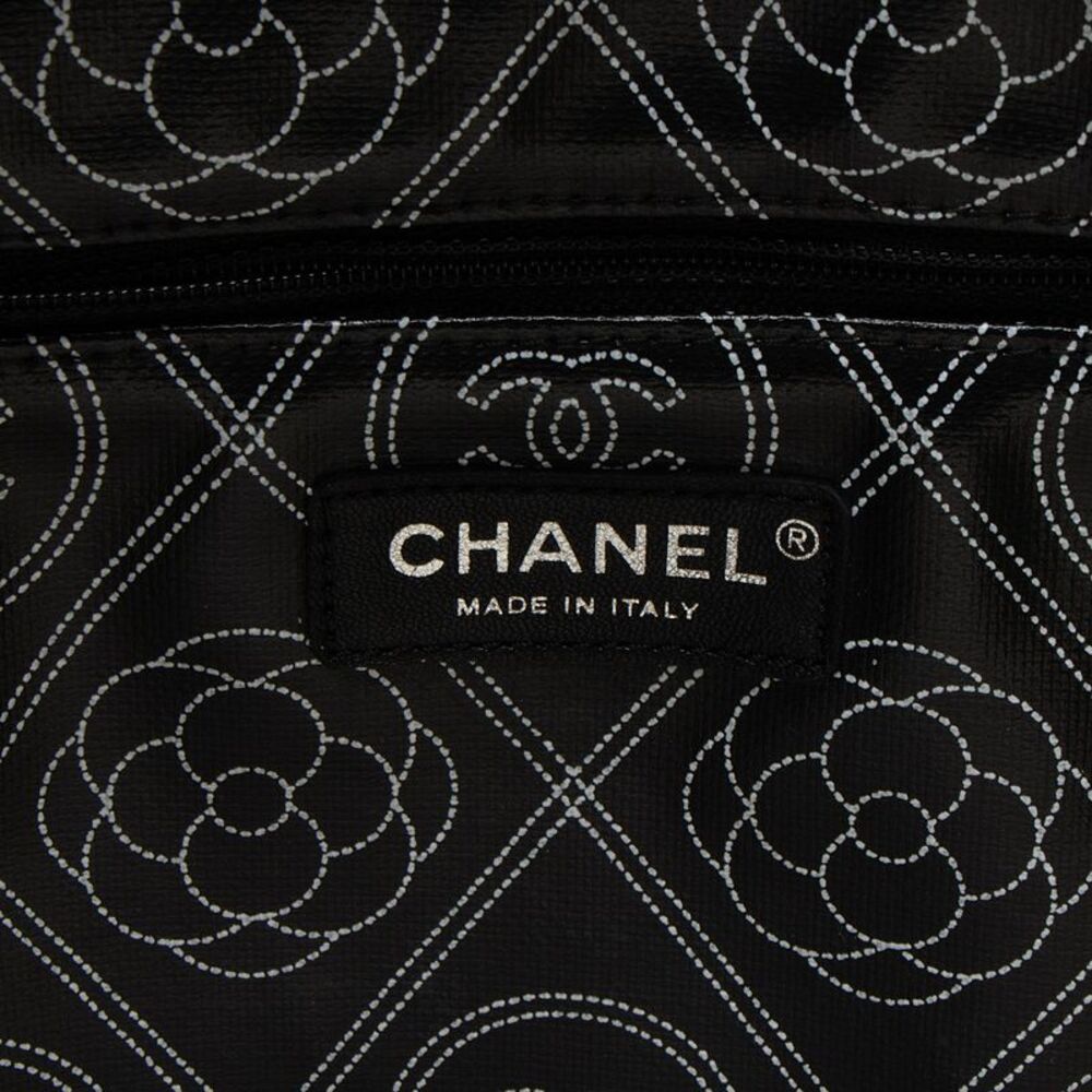 Chanel Coated Canvas Camellia Large Shopping Tote - Picture 8 of 14